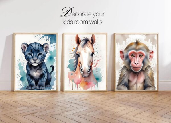 Fun Kids Playroom Toy Room Kids Room Set of 3 Nursery Prints Download