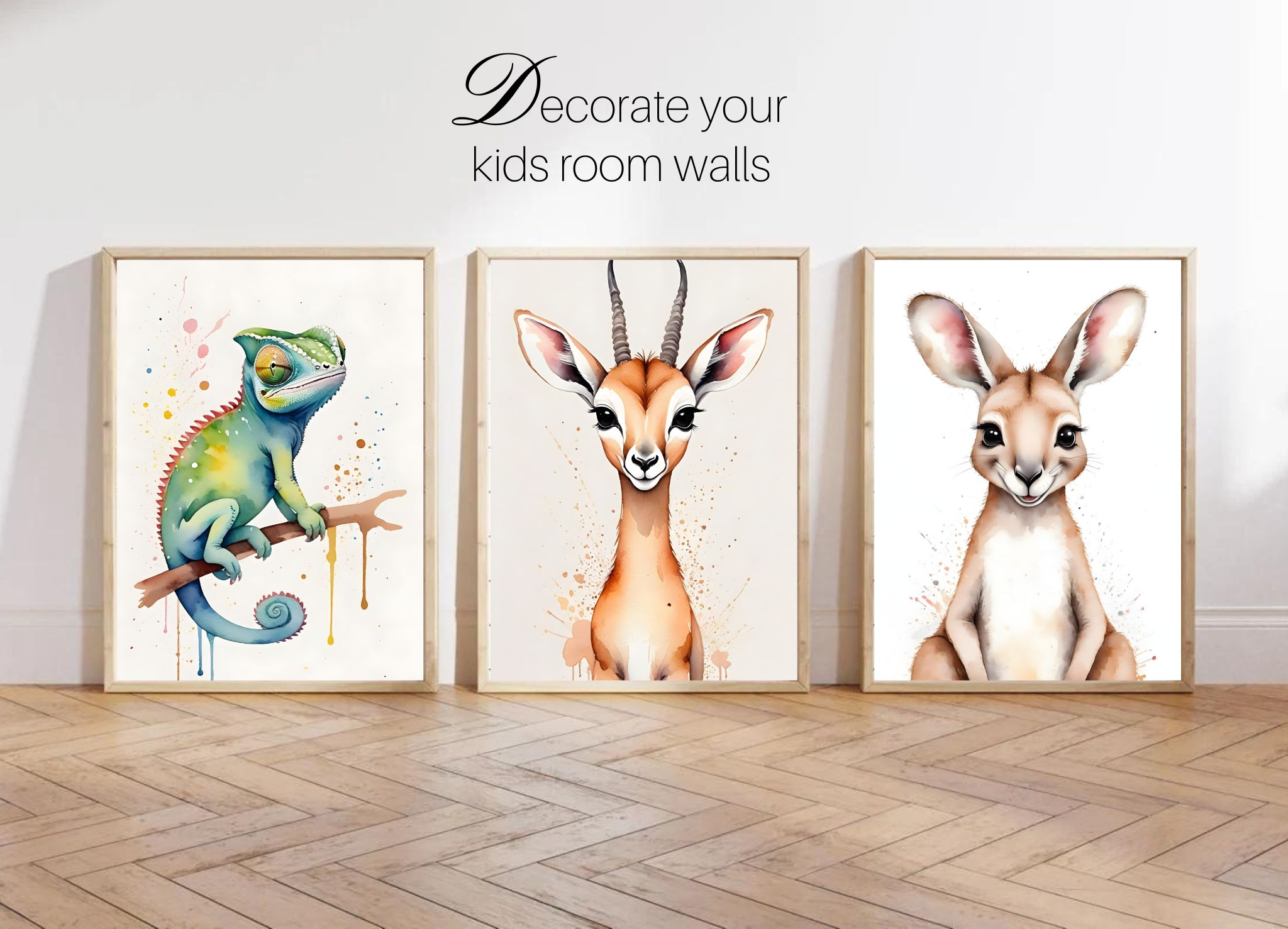 Decorate Your Kids Playroom Wall Kids Room Set of 3 Prints Download