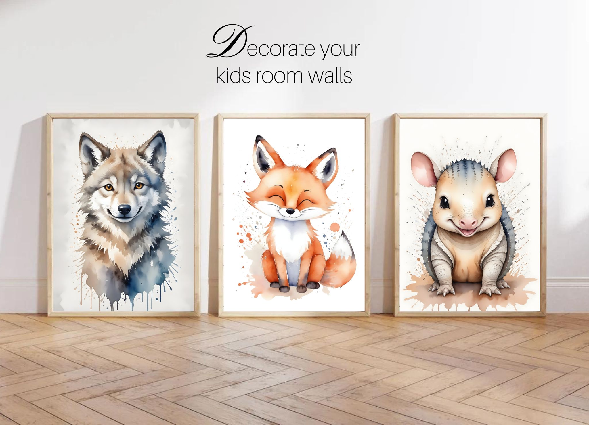 Jungle Animal Nursery Decor Prints Baby Animals Prints Download