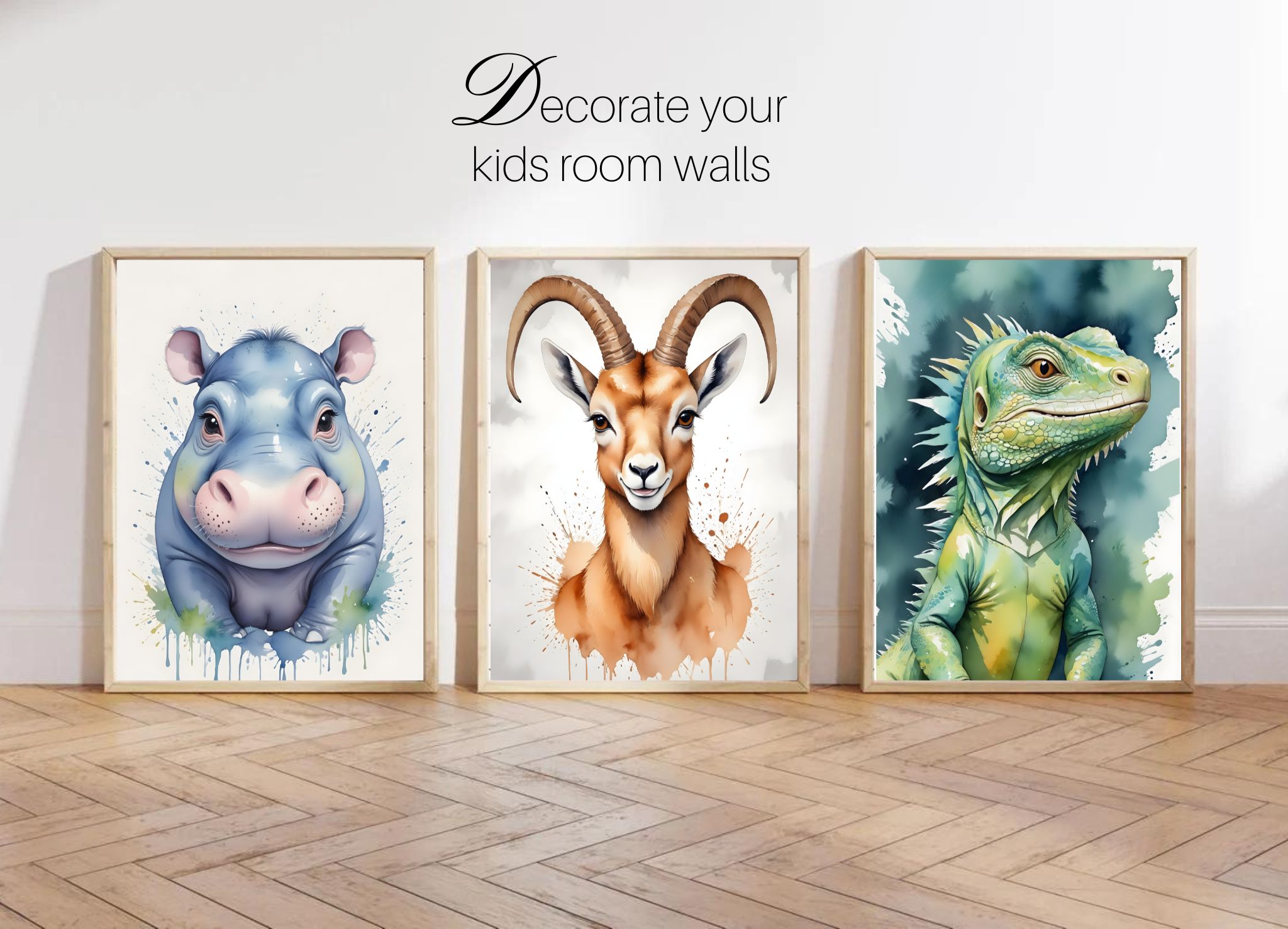 Wall Painting For Kids Room Nursery Prints Set of 3 Prints Download