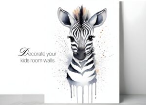 Creative Playroom Wall Decor Set of 3 Baby Animals Prints Download