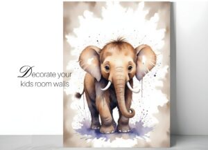 Set of 3 Nursery Nursery Baby Room Décor Animals Prints Download